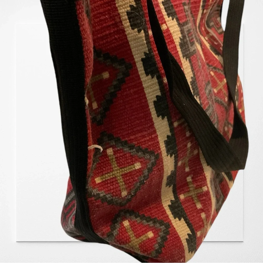 Patterned cotton tote bag - Picture 4 of 6